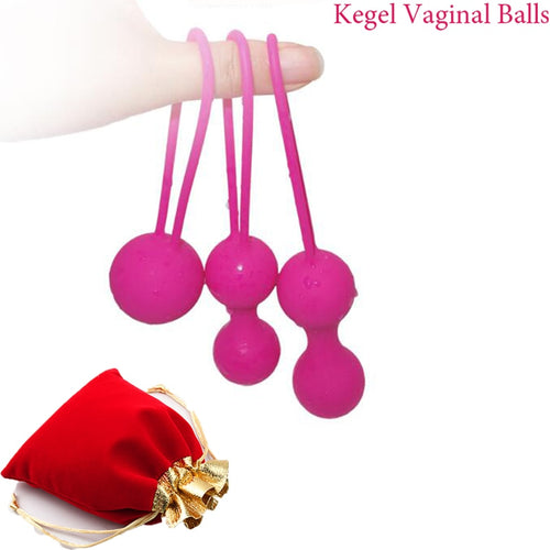 Silicone Vaginal Chinese Smart Kegel Balls Sex Toys For Women Vagina Tighten Shrinking Ball For Pussy Geisha Balls Sex Products